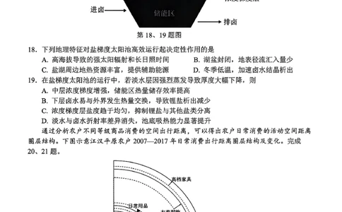 浙江省六校联盟2025届高三下学期5月模拟考试地理试卷（含答案）_2025年5月_250526浙江省六校（杭二温中金华一中绍兴一中舟山中学衢州二中）联盟2025届高三5月模拟预测卷（全科）