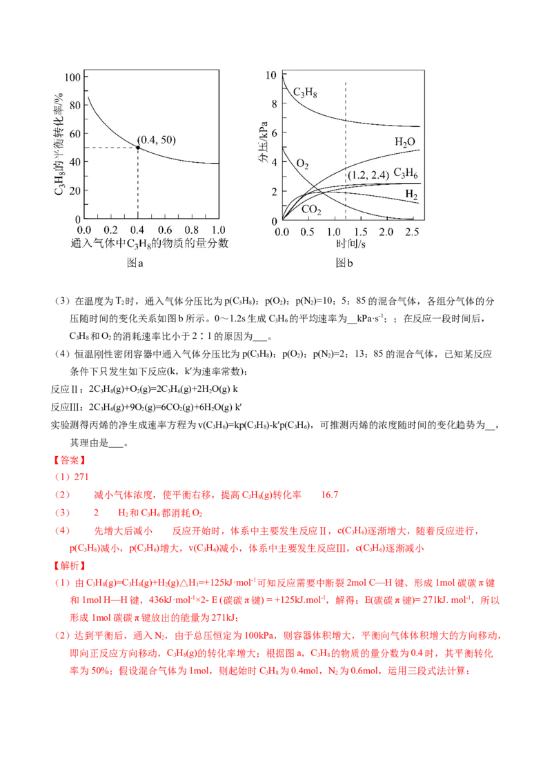 专题65原理综合题&mdash;&mdash;反应热+速率+平衡（解析卷）_近10年高考真题汇编（必刷）_十年（2014-2024）高考化学真题分项汇编（全国通用）