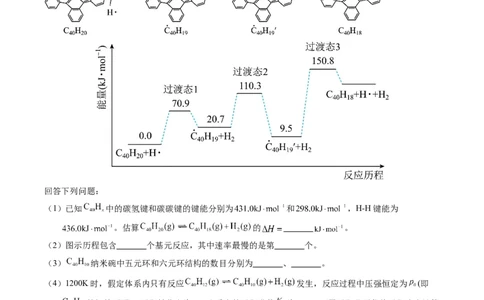 专题65原理综合题&mdash;&mdash;反应热+速率+平衡（解析卷）_近10年高考真题汇编（必刷）_十年（2014-2024）高考化学真题分项汇编（全国通用）