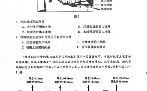 地理试题2025年东北三省四城市联考暨沈阳市高三质量监测（二）_2025年4月_2504102025年东北三省四城市联考暨沈阳市高三质量监测（二）（全科）