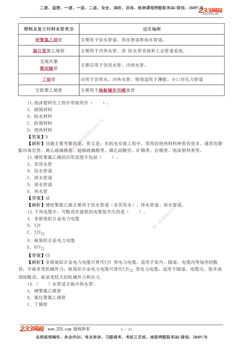 1-8_2026二建全科_2026二级建造师（持续更新）看这里_2026二建机电SVIP_03-习题精析✿实战特训✿模考通关_10-2026年二建机电-233网校-习题解析班-王子初