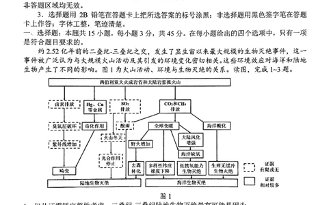 华师一附中五月适应性检测地理_2025年5月_250531湖北省武汉市华中师范大学第一附属中学2025届高三下学期五月适应性检测（全科）