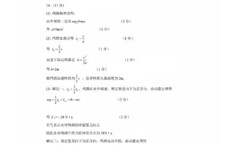 物理试卷厦门二检答案_2025年3月_250306福建省厦门市2025届高三毕业班第二次质量检测_厦门市2025届高三毕业班第二次质量检测物理