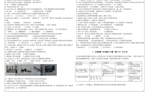 黑龙江省大庆市2019年中考历史真题试题_中考真题_6.历史中考真题2015-2024年_2019年全国中考历史170份
