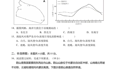 海南省文昌中学2024-2025学年高三下学期第五次月考（4月）地理_2025年4月_250424海南省文昌中学2024-2025学年高三下学期第五次月考（4月）（全科）