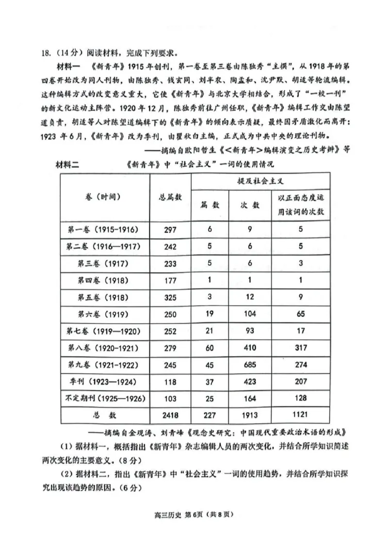 历史试题+标答2025届江苏省苏锡常镇四市高三下学期5月教学情况调研（二）_2025年5月_250508江苏省苏锡常镇四市2024-2025学年度高三5月教学情况调研（二）（全科）