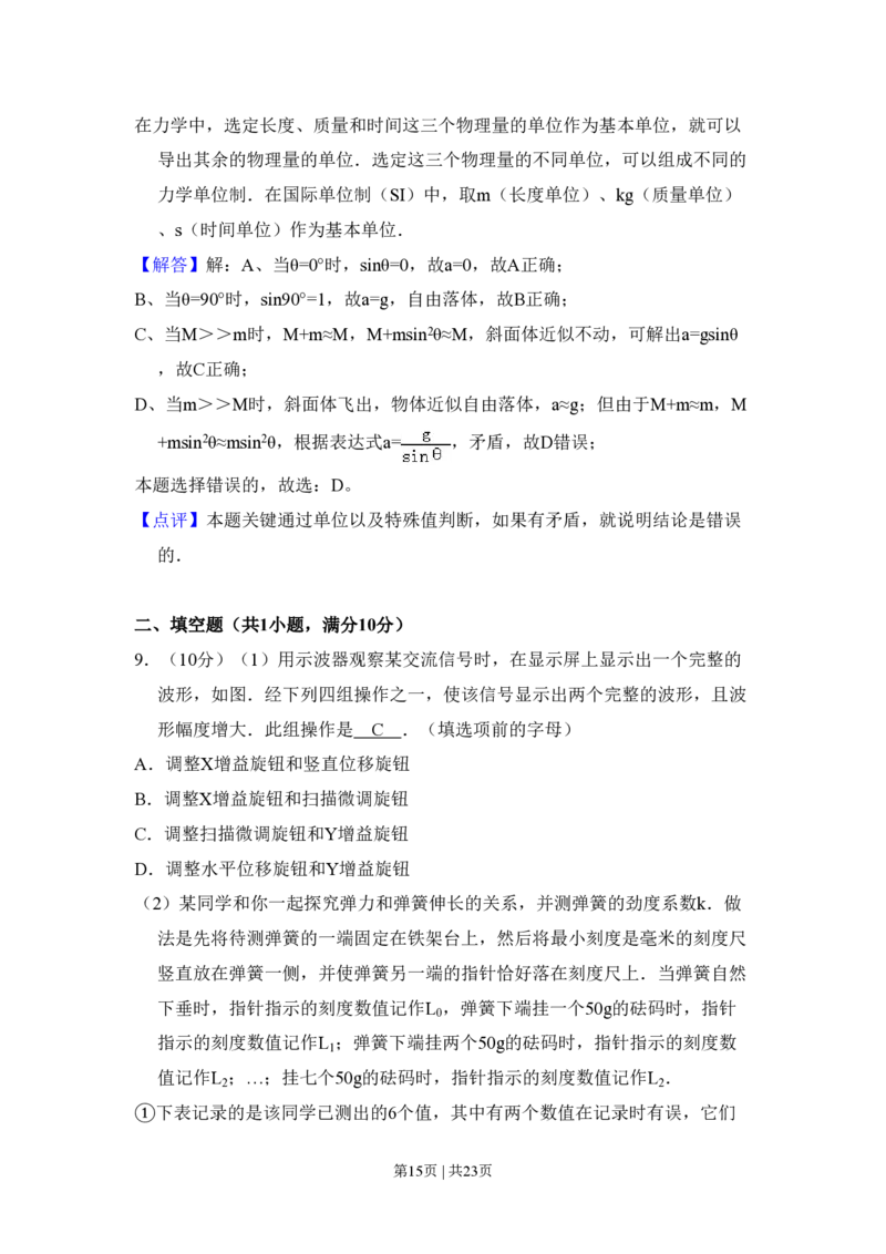 2008年高考物理试卷（北京）（解析卷）_物理历年高考真题_新&middot;PDF版2008-2025&middot;高考物理真题_物理（按试卷类型分类）2008-2025_自主命题卷&middot;物理（2008-2025）_北京自主命题&middot;物理（2008-2025）
