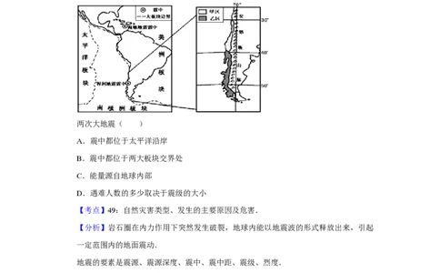 2010年高考地理试卷（江苏）（解析卷）_地理历年高考真题_新&middot;PDF版2008-2025&middot;高考地理真题_地理（按试卷类型分类）2008-2025_自主命题卷&middot;地理（2008-2025）_江苏自主命题&middot;地理（2008-2025）