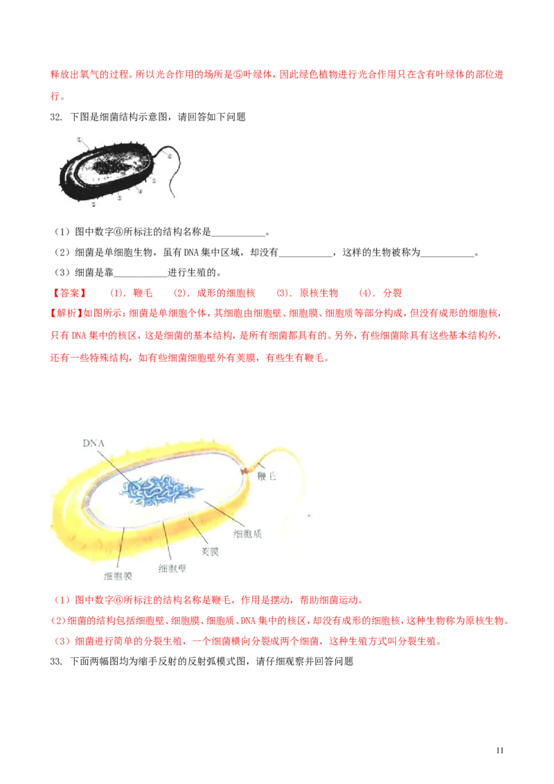 黑龙江省齐齐哈尔市2018年中考生物真题试题（含解析）_中考真题_8.生物中考真题2015-2024年_2018年全国中考生物141份