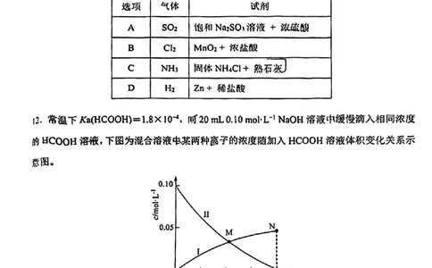 天津市南开区2024-2025学年度第二学期高三年级质量监测（一）化学_2025年4月_250406天津市南开区2024-2025学年度第二学期高三年级质量监测（一）（全科）
