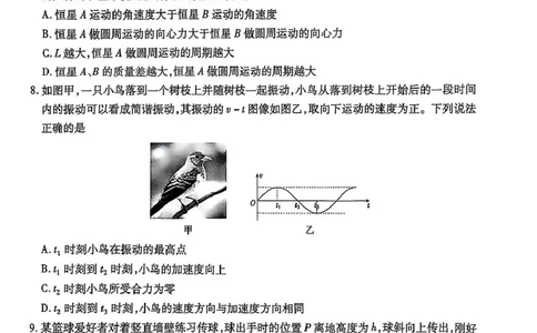 物理试卷_2025年3月_250331名校学术联盟&middot;高考模拟信息卷&冲刺卷&预测卷（全科）_2025届名校学术联盟高三下学期模拟冲刺物理试题（四）