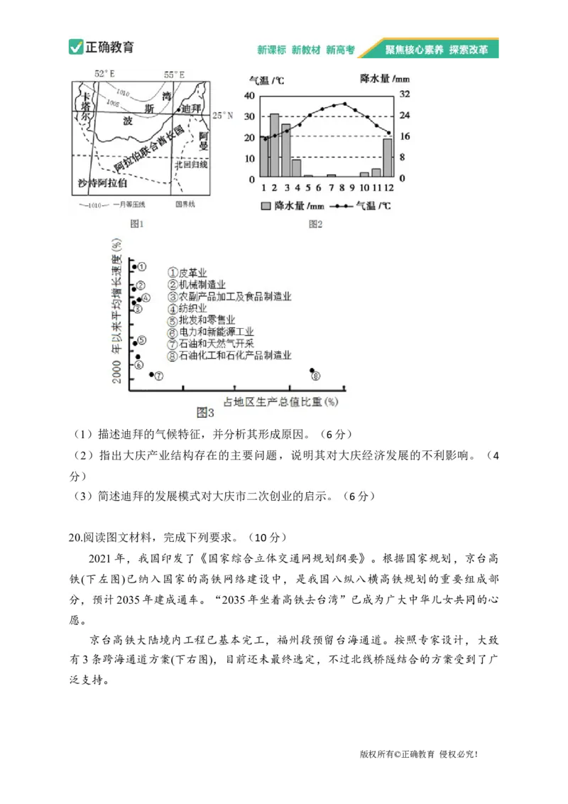 2023届新高考地理金榜猜题卷湖南专版_2023高考押题卷_正确教育金榜猜题卷_（新高考）正确教育丨金榜猜题卷_新高考地理