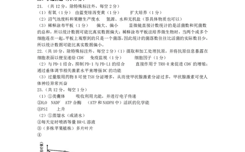 哈三中2024-2025学年度上学期高三学年期末考试生物答案_2025年1月_250117黑龙江省哈尔滨市第三中学校2024-2025学年高三上学期期末考试（全科）