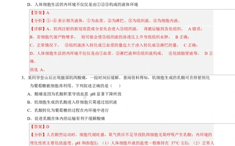 高二生物上学期第一次月考（广东专用）（全解全析）_1多考区联考试卷_2510142025-2026学年高二生物上学期第一次月考试题