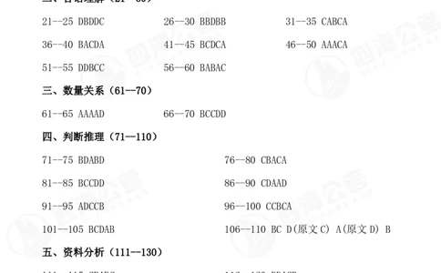 四海24上行测套题冲刺班答案--行测17_2026考公资料_花生十三合集_2024+2023年资料_套题班2024上半年花生飞扬省考套题冲刺班_电子讲义_试卷答案
