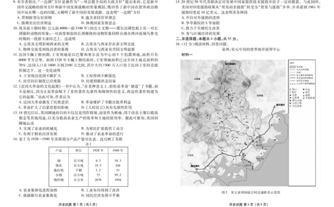 山东省菏泽市2024-2025学年高三上学期1月期末历史_2025年1月_250121山东省菏泽市2024-2025学年高三上学期1月期末试题（全科）_山东省菏泽市2024-2025学年高三上学期1月期末历史