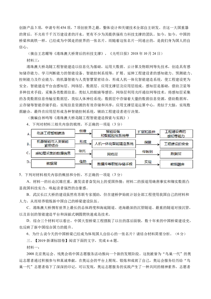 专题03非连续文本阅读-十年（2014-2023）高考语文真题分项汇编（全国通用）（学生卷）_近10年高考真题汇编（必刷）_十年（2014-2024）高考语文真题分项汇编（全国通用）