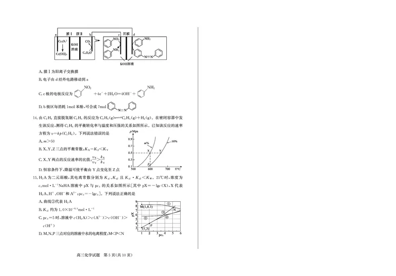 山东省（烟台市、德州市）2025届高三高考适应性测试化学_2025年5月_250511山东省（烟台市、德州市）2025届高三高考适应性测试（烟台、德州二模）（全科）