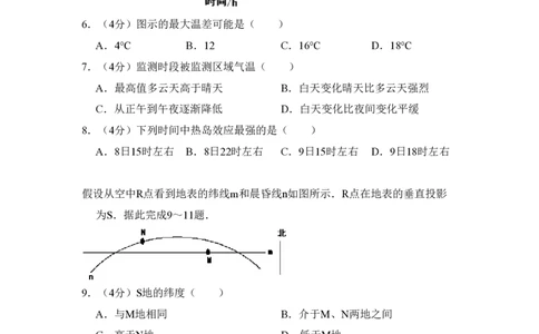 2010年高考地理试卷（全国卷Ⅰ）（空白卷）_地理历年高考真题_新&middot;PDF版2008-2025&middot;高考地理真题_地理（按年份分类）2008-2025_2010&middot;地理高考真题