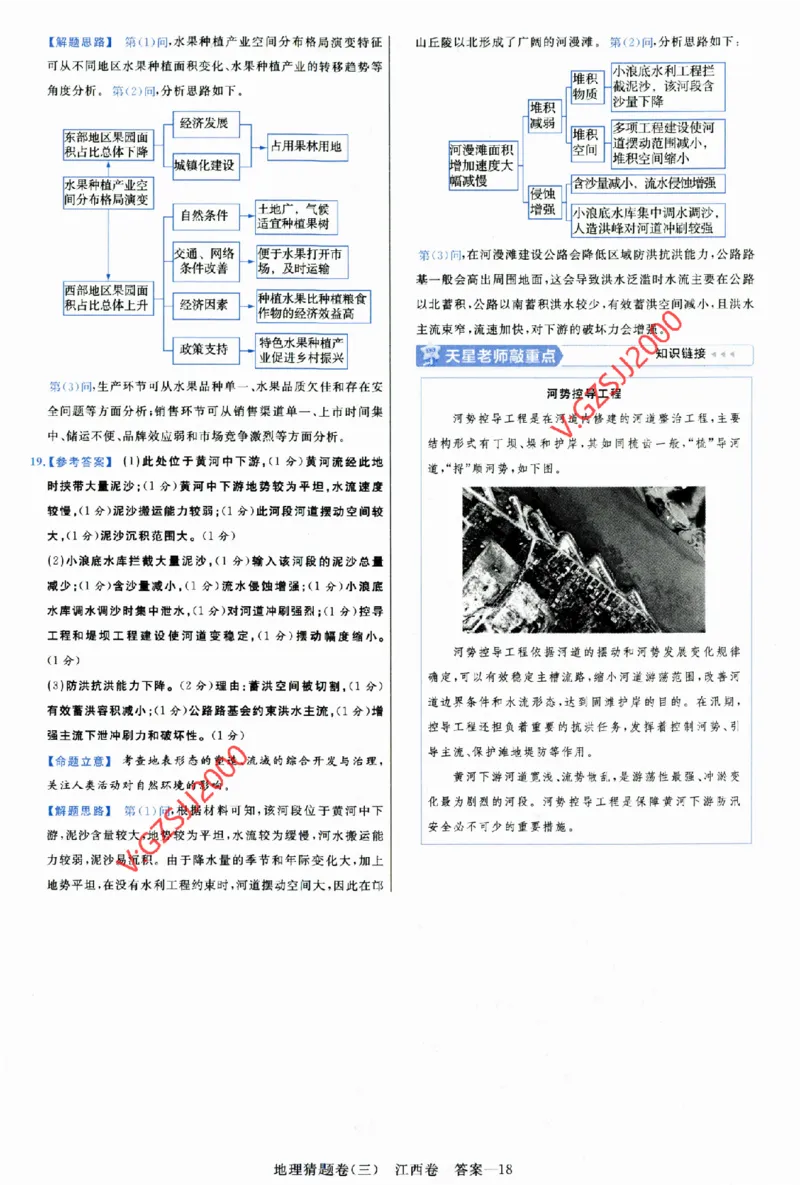 2024《金考卷&middot;高考测评卷》地理答案_2024高考押题卷_12024天星全系列_（新高考）2024《金K卷&middot;高考测评&middot;猜题卷》（语数英）各九套_2024《金考卷&middot;高考测评卷&middot;猜题卷》地理