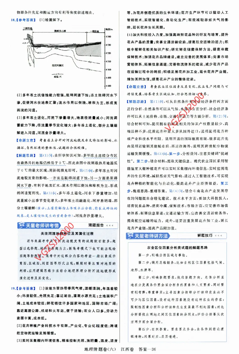 2024《金考卷&middot;高考测评卷》地理答案_2024高考押题卷_12024天星全系列_（新高考）2024《金K卷&middot;高考测评&middot;猜题卷》（语数英）各九套_2024《金考卷&middot;高考测评卷&middot;猜题卷》地理