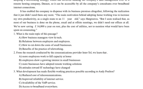 2009年12月英语六级真题及答案_英语四六级整合_英语四六级真题版本二此版为主此文件夹会持续更新_六级真题_1.六级真题+答案解析+听力音频_2009年12月CET6