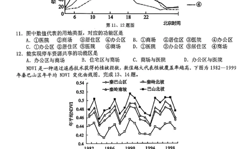 浙江Z20名校联盟2025届高三第三次联考-地理试卷_2025年5月_250517浙江省Z20联盟（浙江省名校新高考研究联盟）2025届高三第三次联考（全科）