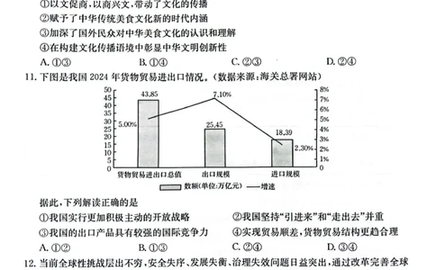 政治_2025年4月_250411山西、陕西、宁夏、青海四省区普通高中新高考高三质量检测金太阳4月联考（全科）_政治