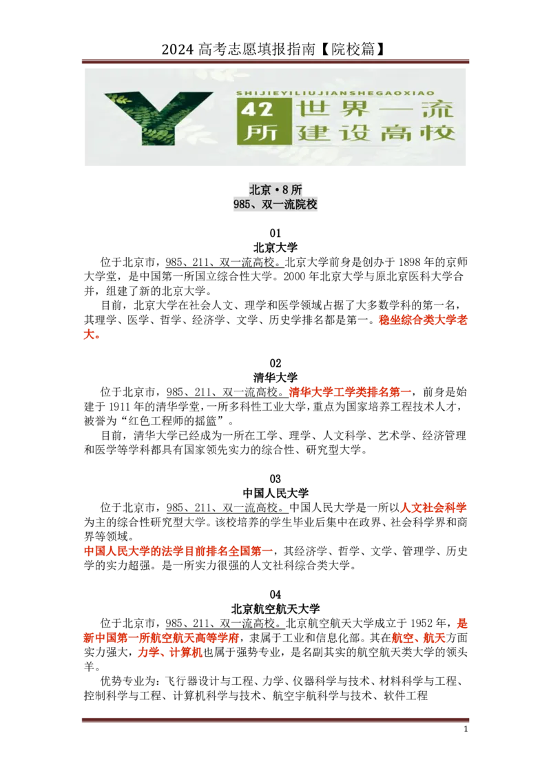 高中家长了解院校必备：名校全面解读_1.高考2025全国各省真题+答案_必看高考志愿填报价值2999_热门大学介绍