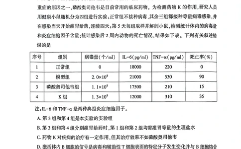 新疆维吾尔自治区2025届普通高考适应性检测分学科第二次模拟考试生物_2025年1月_250113新疆维吾尔自治区2025届普通高考适应性检测分学科第二次模拟考试（全科）