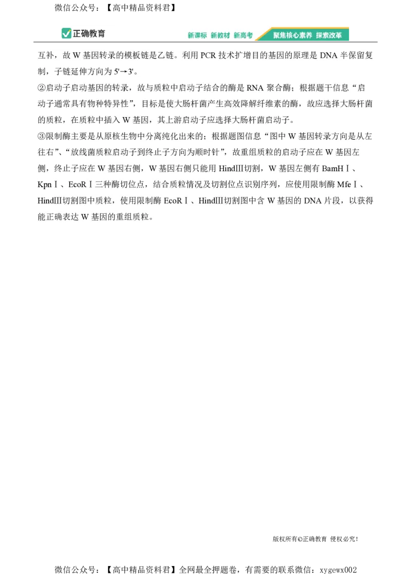 2024届明日之星高考生物精英模拟卷广西版_2024高考押题卷_72024正确教育全系列_2024明日之星全系列_（新高考）2024《明日之星&middot;高考精英模拟卷》（九科全）各一套