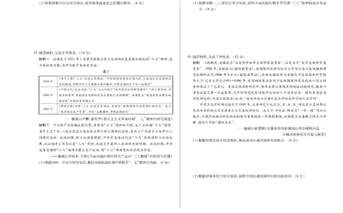 河南省天一大联考2024-2025学年高中毕业班阶段性测试（六）历史_2025年3月_250320河南省天一大联考2024-2025学年高中毕业班阶段性测试（六）（全科）