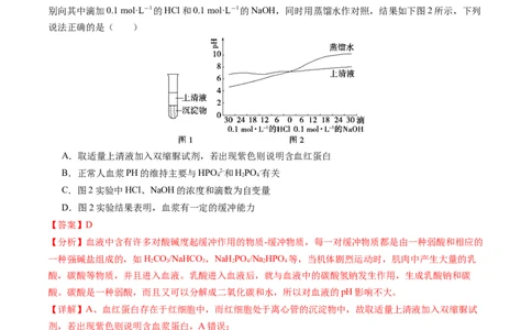 高二生物期中模拟卷01（全解全析）（新高考专用）(1)_1多考区联考_1014高二期中模拟卷（新高考通用）黄金卷：2024-2025学年高二上学期期中模拟考试