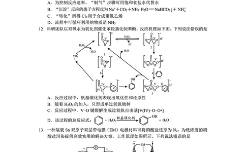 贵州省毕节市2025届高三年级高考第二次适应性考试化学_2025年3月_250313贵州省毕节市2025届高三年级高考第二次适应性考试（毕节二诊）（全科）