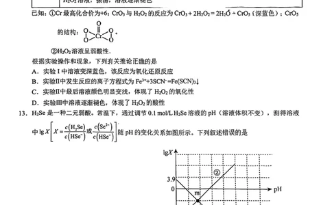 安徽省十联考合肥市第一中学等校2025届高三上学期阶段性诊断检测化学_2025年1月_250102安徽省十联考合肥市第一中学等校2025届高三上学期阶段性诊断检测