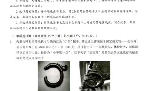 湖北十一校第二次联考历史试卷_2025年3月_250326湖北省十一校2025届高三第二次联考（全科）_历史