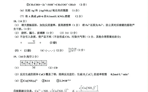 深圳市高级中学高中园2025届高三高考适应性考试（化学）答案_2025年5月_250524广东省深圳市高级中学高中园2025届高三高考适应性考试（全科）