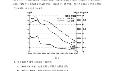 哈三中2025年高三学年第一次模拟考试地理_2025年3月_250305黑龙江省哈尔滨市第三中学校2025年高三学年第一次模拟考试（全科）_哈三中2025年高三学年第一次模拟考试地理