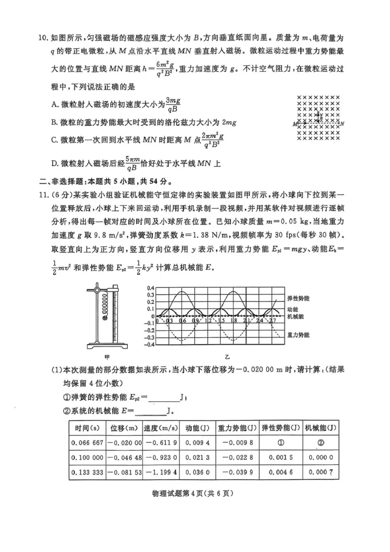 辽宁名校联盟2025届高三下学期3月联考物理试题_2025年3月_250304辽宁名校联盟2025届高三下学期3月联考_辽宁省名校联盟2024-2025学年高三下学期3月份联合考试物理