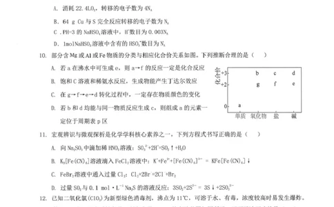 广东省四校2026届高三上学期10月教学质量检测试题化学PDF版含答案_2025年10月_251011广东省四校2026届高三上学期10月教学质量检测