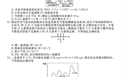 衡水金卷2025届高三1月期末联考化学+答案_2025年2月_250201衡水金卷2025届高三1月期末联考