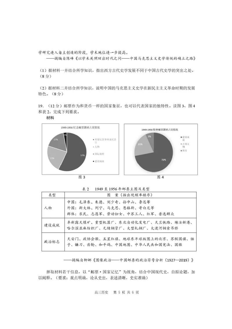 江苏省南通学科基地2024-2025学年高三下学期期初质量监测历史试卷+答案_2025年2月_250227江苏省新高考基地学校2024-2025学年高三下学期期初质量监测（全科）