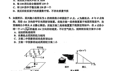 浙江省嘉兴市2025届高三下学期4月教学测试物理+答案_2025年4月_250410浙江省嘉兴市2025届高三下学期4月教学测试（嘉兴二模）（全科）