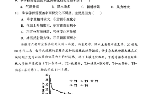 四川省巴中市普通高中2022级&ldquo;一诊&rdquo;考试地理_2025年2月_250221四川省巴中市普通高中2024-2025学年高三下学期一诊考试（全科）