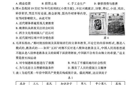 山东省临沂市普通高中学业水平等级考试模拟试题历史_2025年3月_250301山东省临沂市2025届普通高中学业水平等级考试模拟试题（一模）（全科）