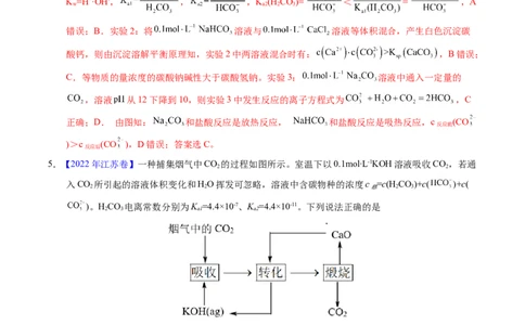 专题61盐类水解及应用（解析卷）_近10年高考真题汇编（必刷）_十年（2014-2024）高考化学真题分项汇编（全国通用）_十年（2014-2023）高考化学真题分项汇编（全国通用）