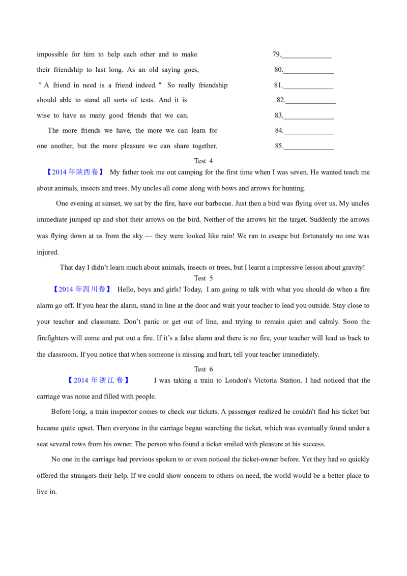 专题25短文改错（学生卷）--学易金卷：十年（2014-2023）高考真题英语分项汇编（全国通用）_近10年高考真题汇编（必刷）_十年（2014-2024）高考英语真题分类汇编（全国通用）