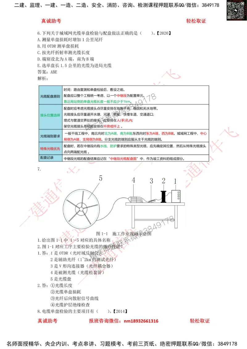 2.5.1精讲课后练习答案解析_2026年一级建造师_2026年一建通信_2025年一建通信SVIP_02-基础精讲✿高端面授✿深度强化_11-通信《直播精讲班》牛飞SMR推荐
