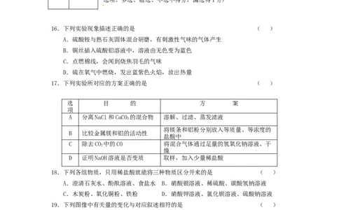 黑龙江省龙东地区2015年中考化学真题试题（含答案）_中考真题_5.化学中考真题2015-2024年_2015中考真题卷（162份）