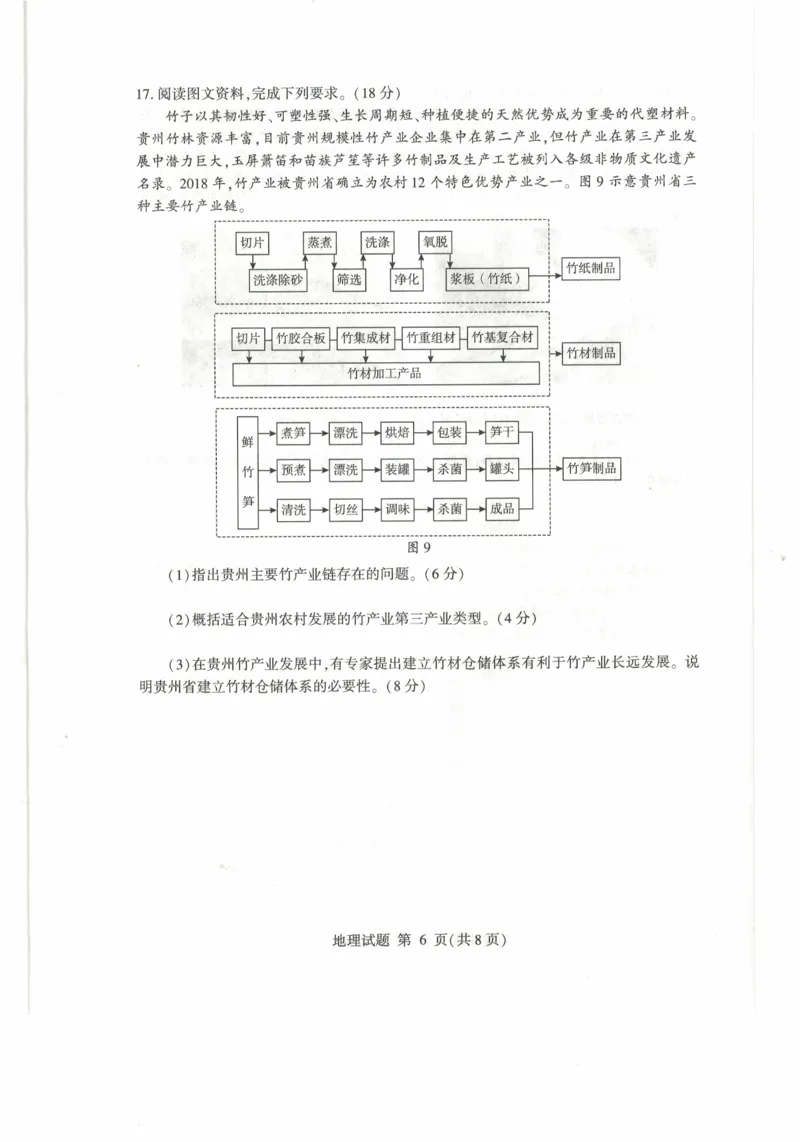 山东省临沂市普通高中学业水平等级考试模拟试题地理_2025年3月_250301山东省临沂市2025届普通高中学业水平等级考试模拟试题（一模）（全科）